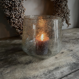 Windlicht 'Bubble' bol M ( Ø 14 cm.)