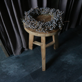 Houten kruk (H 45,5 cm)