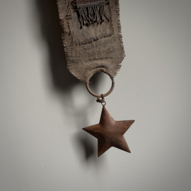 Kalkdoek hanger 'bruin' (L 110 cm)