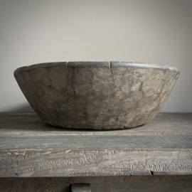 Oude houten schaal Nr 119  (Ø 41,5 cm)