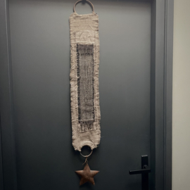 Kalkdoek hanger 'naturel' (L 110 cm)