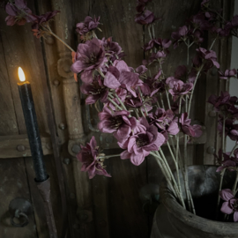 Zijden bloemen tak 'Burgundy'  (105 cm)
