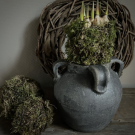 Aardewerken pot  (H 19,5 cm.)