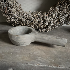 Houten lepel/ bowl L (L 24,5 cm)
