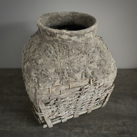 Authentieke Chinese vis leemmand x (40 cm hoog)