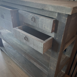 Sidetable 'Driftwood' 5 lades (120 cm breed)