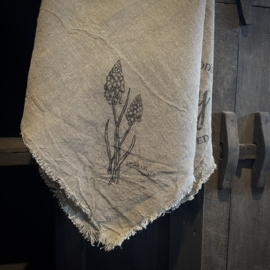 Shabby linnen  'Muscari' (45x45 cm)