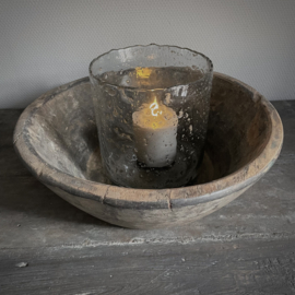 Oude houten schaal Nr 119  (Ø 41,5 cm)