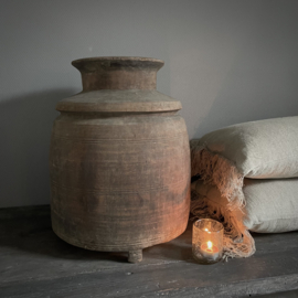 Authentieke houten Naga pot (H 46 cm)