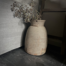 Authentieke houten Nepalese pot XXL (H 48 cm)