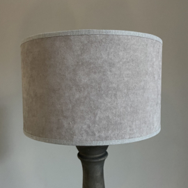 Lampenkap Taupe 'velvet' (Ø 25,5 cm.)