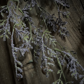 Limonium kunst tak (90 cm)