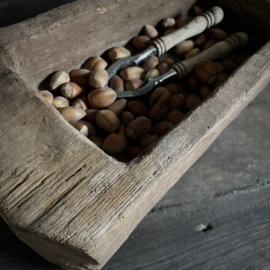 Oude houten trog  (L 45 cm)