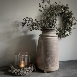Authentieke houten Naga pot (H 49 cm)