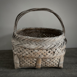 Authentieke Chinese pluk mand x (H 47 cm)