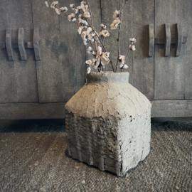 Authentieke Chinese leemmand n (40 cm hoog)