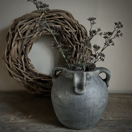 Aardewerken pot  (H 19,5 cm.)
