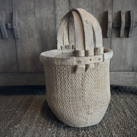 Authentieke Chinese plukmand XL  (H 63 cm)