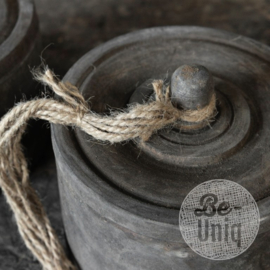 Houten pot 'Be-Uniq' (H 16 cm)