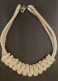 Unique Beige Rope Necklace for Women