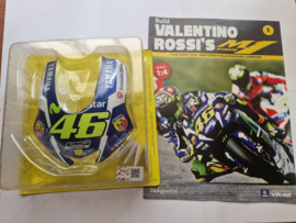 1:04<>YAMAHA YZR-M1 - MOVISTAR - KIT+SHOW CASE - MotoGP 2016 - Valentino Rossi -   DeAgostini