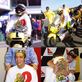 1;12<>Valentino Rossi   MotoGP 2001 "World Champion".  mc312016166