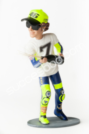 1;12<>BIG HEAD (1:8) - "PODIUM" Rossi  - MotoGP 2005  -   "7 Time World Champion".