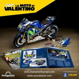 1:04<>YAMAHA YZR-M1 - MOVISTAR - KIT+SHOW CASE+GIFTS - MotoGP 2016 - Valentino Rossi -   DeAgostini