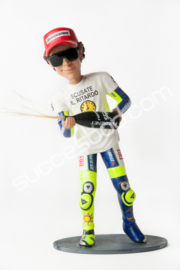 1;12<>BIG HEAD  (1:8)- "PODIUM" Rossi  -  MotoGP 2008  -  "8 Time World Champion"