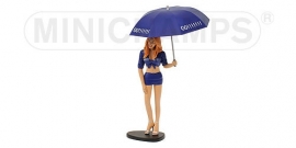 1;12<>FIGURINE YAMAHA GRID GIRL  MotoGP2004.  "GO ! ! ! ! " -  mc312040001