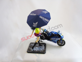 1;12<>FIGURINE YAMAHA GRID GIRL with PLU - MotoGP 2004 (TOBACCO)  art.