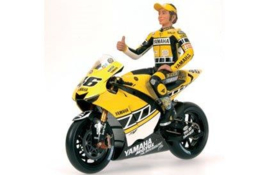 1;12<>SET - YAMAHA YZR-M1 + FIGURINE - MotoGP 2005 "Laguna Seca" - Rossi #46