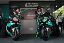 1;12<> YAMAHA YZR-M1 - SET 2 Bikes -Team Presentation Petronas 2020 - ryders #20 and #21 - minichamps