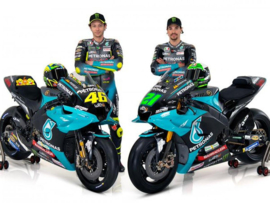 1;12<> YAMAHA YZR-M1 - SET 2 Bikes -Team Presentation Petronas 2021 - ryders #21 and #46  - minichamps