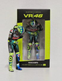 1;12<>SET- YAMAHA YZR-M1 + FIGURE ROSSI (Last race)  VALENCIA - MotoGP 2021 VALENCIA