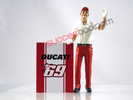 1;18<>DUCATI PITCREW MAN with #69 Ducati board  art.6901/707