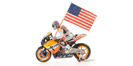 1;12<> SET - HONDA RC211V + Figurine + Flag - MotoGP2006  Nicky Hayden .mc 122061169