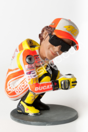1;12<>BIG HEAD (with big head scale 1;8) - Valentino Rossi  -  "CROUCHED POSITION" -  MotoGP 2011