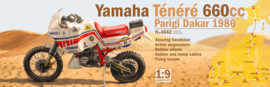 1;09<>YAMAHA  "TENERE 660cc" - Paris-Dakar Rally 1986 - ITALERI (Protar model)