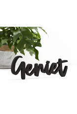 GENIET - zwart hout