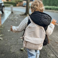 PRET RUN AROUND Rugzak | CORDUROY BEIGE
