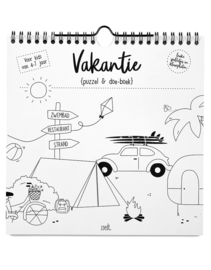 Vakantie puzzel en doe-boek | Zoedt