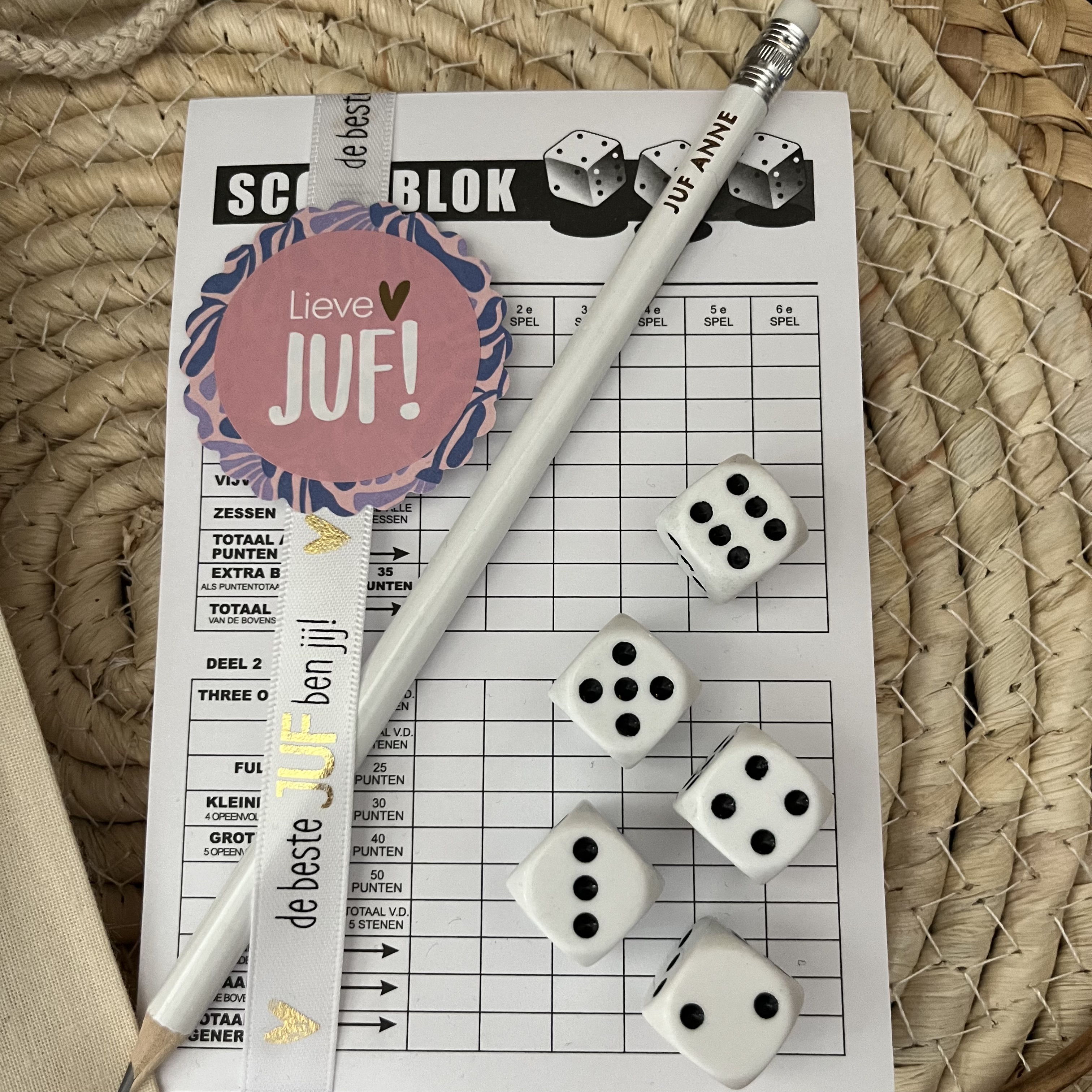 FIJNE ZOMER Juf! | Yahtzee