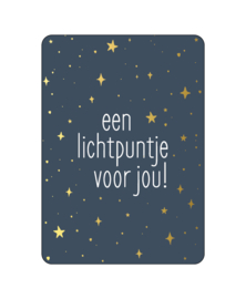 KAART | een lichtpuntje voor jou! | blue