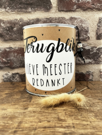 Terugblik lieve Meester bedankt