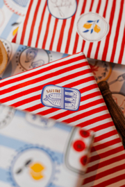 5x Sticker | SEASIDE SUPPER | GOUDFOLIE