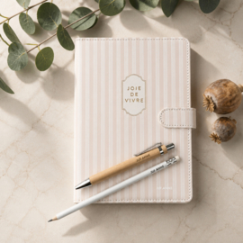 NOTITIEBOEK BEIGE | NAAM JUF