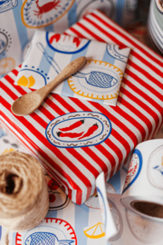 5x Sticker | SEASIDE SUPPER | GOUDFOLIE