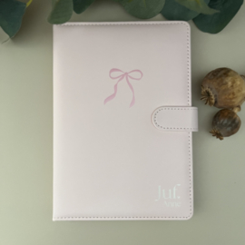 NOTITIEBOEK ROZE | NAAM JUF