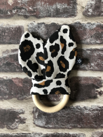 Bijtring Leopard - Black